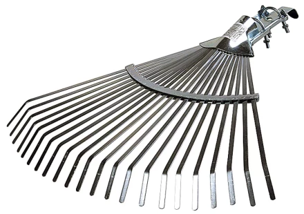 Грабли веерные RACO регулируемые, 22 плоских зубца, гальванизир. покр., 300-450мм 4231-53/736 купить в Нижневартовске