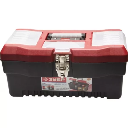 Ящик ЗУБР "МАСТЕР" пластмассовый для инструмента, 40,6x22,5x20,2см, 16" 38322_z01 купить в Нижневартовске