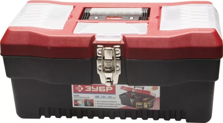 Ящик ЗУБР "МАСТЕР" пластмассовый для инструмента, 40,6x22,5x20,2см, 16" 38322_z01 купить в Нижневартовске