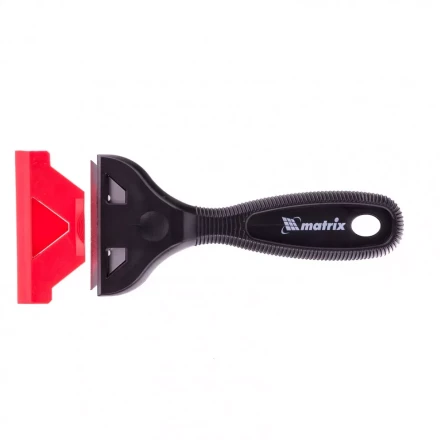 Скребок пластмассовый с трапециевидным сменным лезвием Matrix 79546 купить в Нижневартовске
