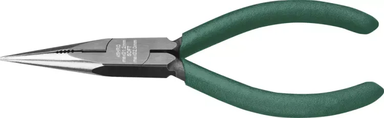 Тонкогубцы KRAFTOOL "KRAFT-MINI", обливные рукоятки, CrV сталь, 140мм 220017-3-14 купить в Нижневартовске