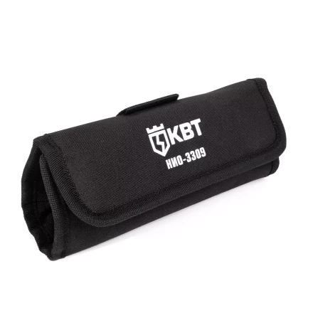 Диэлектрическая динамометрическая отвертка VDE КВТ НИО-3309 со сменными битами SLIM, 9 шт. (78279) купить в Нижневартовске