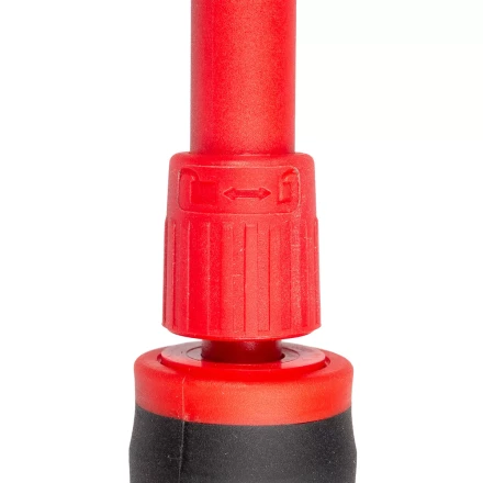 Диэлектрическая динамометрическая отвертка VDE КВТ НИО-3309 со сменными битами SLIM, 9 шт. (78279) купить в Нижневартовске