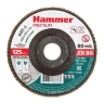 Круг Лепестковый Торцевой (КЛТ) HAMMER КЛТ 1 Ф125х22 Р80 213-036 купить в Нижневартовске