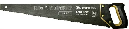 Ножовка по дереву,550 мм,7-8 TPI,зуб-3D,каленный зуб,тефл.покр. дер.рук-ка. MATRIX 23579 купить в Нижневартовске