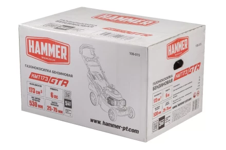 Газонокосилка бензиновая самоходная HAMMER KMT173GTR купить в Нижневартовске