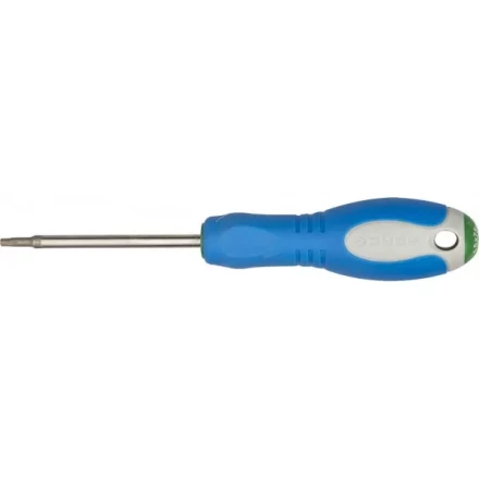 Отвертка ЗУБР, Cr-V сталь, трехкомпонентная рукоятка, цветовая индикация типа шлица, TORX №15, 75мм 25254-15-075 купить в Нижневартовске