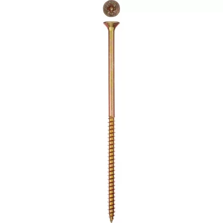 Шурупы ЗУБР "МАСТЕР" по дереву желтопассивированные, 6.0x160мм, 4шт 300396-60-160 купить в Нижневартовске