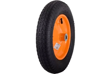 Колесо пневматическое Вихрь КТ-360-16 (360 мм, d 16мм) для тачки 65-1 73/7/4/7 купить в Нижневартовске