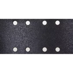 Лист шлиф. универсал. URAGAN &quot;Оптимален для мягких пород дерева&quot; 8 отверстий по линии для ПШМ, P120, 80х166мм, 50шт 907-21101-120-50