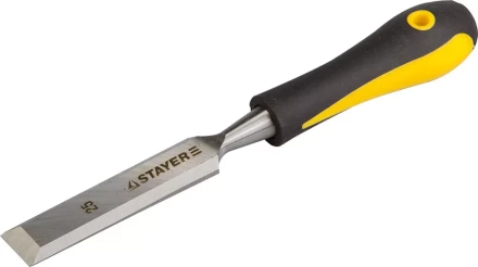 Стамеска с двухкомпонентной ручкой, 25мм, STAYER Profi 18205-25 купить в Нижневартовске