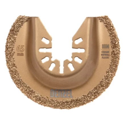 Насадка для МФИ режущая полукруг Denzel 782325, HM, по плитке, 63 мм купить в Нижневартовске