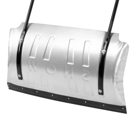 Движок для уборки снега оцинкованный, 750х420х1120 мм, усиленный, стальная рукоятка,Россия, Сибртех 61497 купить в Нижневартовске