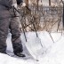 Движок для уборки снега оцинкованный, 750х420х1120 мм, усиленный, стальная рукоятка,Россия, Сибртех 61497 купить в Нижневартовске
