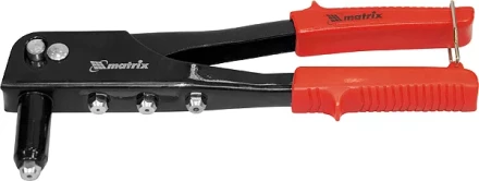 Заклепочник 250 мм заклепки 2,4-3,2-4,0-4,8 мм MATRIX 40524 купить в Нижневартовске