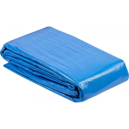 Тент-полотно ЗУБР "МАСТЕР" универсальный, из тканого полимера плотностью 75 г/м3, с люверсами, водонепроницаемый, 6мх10м 12550-06-10 купить в Нижневартовске