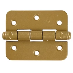 Петля накладная стальная &quot;ПН-60&quot;, цвет золотой металлик, универсальная, 60мм 37633-60