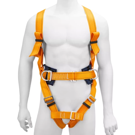 Удерживающе-страховочная привязь Сибртех 89507, модель УСП II, наплечные и набедренные лямки, высокий кушак купить в Нижневартовске
