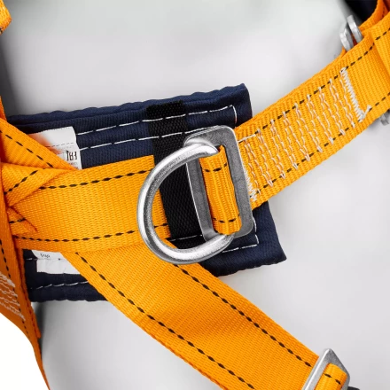 Удерживающе-страховочная привязь Сибртех 89507, модель УСП II, наплечные и набедренные лямки, высокий кушак купить в Нижневартовске