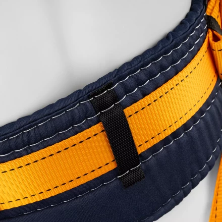 Удерживающе-страховочная привязь Сибртех 89507, модель УСП II, наплечные и набедренные лямки, высокий кушак купить в Нижневартовске