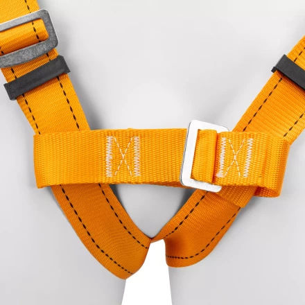Удерживающе-страховочная привязь Сибртех 89507, модель УСП II, наплечные и набедренные лямки, высокий кушак купить в Нижневартовске