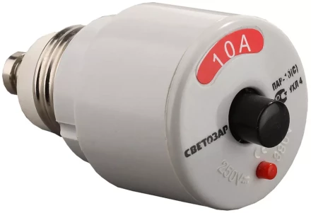 Предохранитель СВЕТОЗАР "СТАНДАРТ" автоматический резьбовой, 10 A, 220 В SV-49095-10 купить в Нижневартовске
