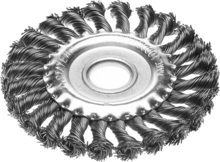 STAYER "PROFESSIONAL". Щетка дисковая для УШМ, жгутированная стальная проволока 0,5мм, 175ммх22мм 35120-175 купить в Нижневартовске