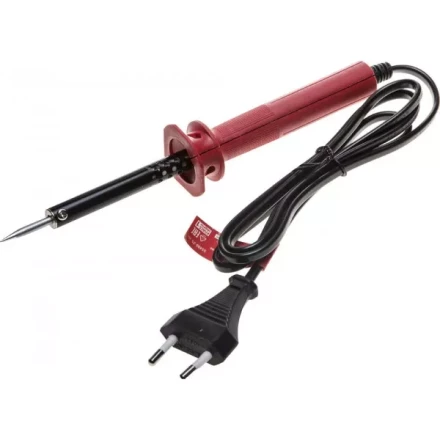 Электропаяльник ЗУБР "МАСТЕР" с пластмассовой рукояткой и долговечным жалом, форма конус, 25Вт 55400-25_z01 купить в Нижневартовске