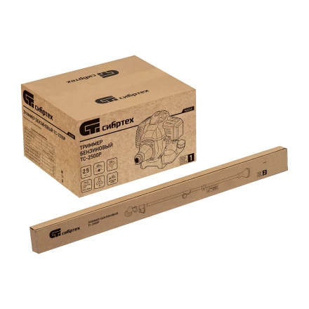 Триммер бензиновый Сибртех ТС-2500Р, 43 см3, разъемная штанга, состоит из 2 частей 962245 купить в Нижневартовске