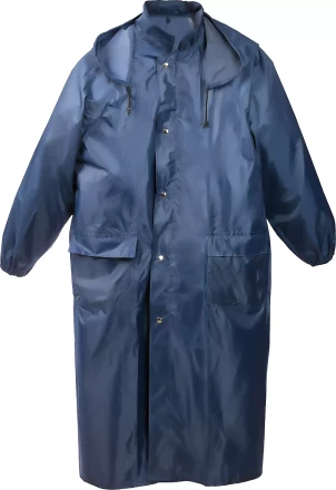 Плащ-дождевик STAYER 11612-52, нейлоновый на молнии, синий цвет, размер 52-54 11612-52 купить в Нижневартовске