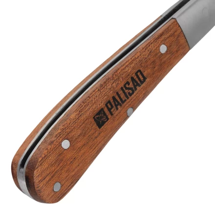 Нож садовый складной Palisad, прямое лезвие, 173 мм, деревянная рукоятка, 790038 купить в Нижневартовске