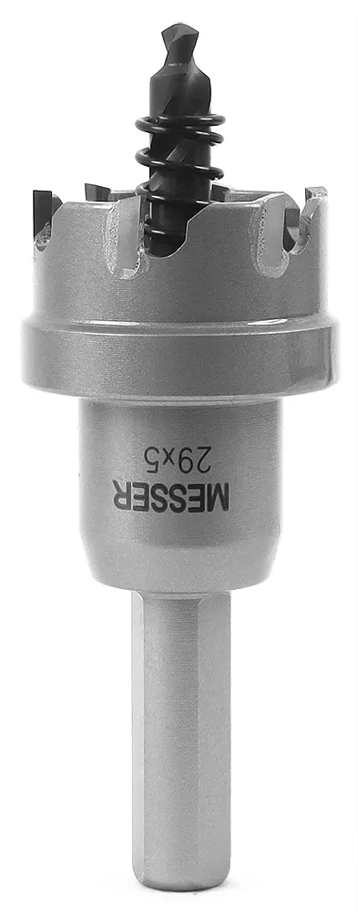 ТСТ коронка MESSER 29X5 с центрирующим сверлом и толкающей пружиной
