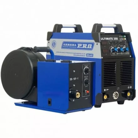 Инверторный сварочный полуавтомат ULTIMATE 350 IGBT с горелкой  подающий закрытый SB-10F пакет проводов  НАКС 2 штки Aurora-Pro купить в Нижневартовске