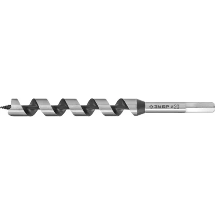 ЗУБР. Сверло по дереву, спираль Левиса, HEX хвостовик, 20х235мм 2948-235-20 купить в Нижневартовске