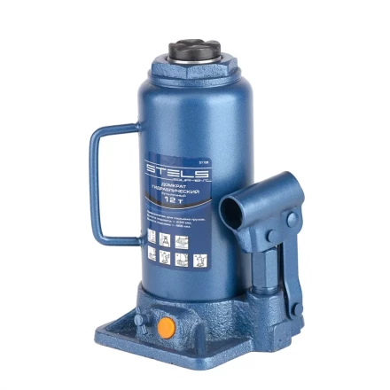 Домкрат гидравлический бутылочный 12 т h подъема 230–465 мм STELS 51108 купить в Нижневартовске