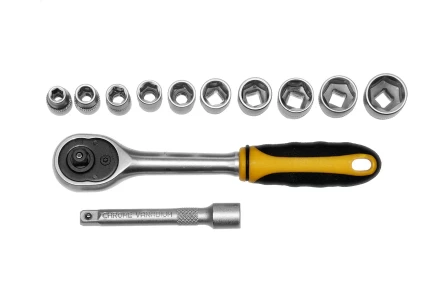 Набор головок 1/4 12 предметов Энкор 20774 купить в Нижневартовске