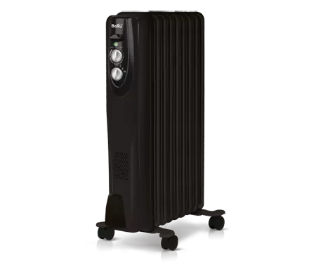 Маслянный радиатор обогреватель электрический BALLU Classic black BOH/CL-09BRN 2000 купить в Нижневартовске