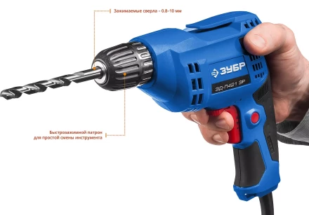 Дрель реверсивная ЗД-П421 ЭР серия ПРОФЕССИОНАЛ купить в Нижневартовске