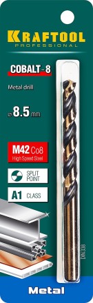 Сверла по металлу HSS-Co 29656-8.5 купить в Нижневартовске