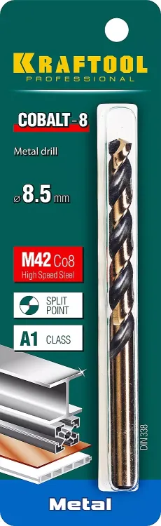 Сверла по металлу HSS-Co 29656-8.5 купить в Нижневартовске