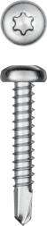 Нержавеющие саморезы DS-P с полукруглой головкой, коробка 300931-48-032