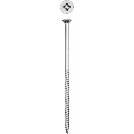 Саморезы СУ-Б универсальные, 140 x 6.0 мм, 600 шт, белый цинк, ЗУБР 300370-60-140 купить в Нижневартовске