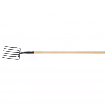 Вилы копальные шестирогие 195 х 220 мм удлиненная тулейка с черенком Россия 63805 купить в Нижневартовске