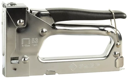 Пистолет ЗУБР скобозабивной металлический пружинный, тип 53, 4-10мм 4-31563 купить в Нижневартовске