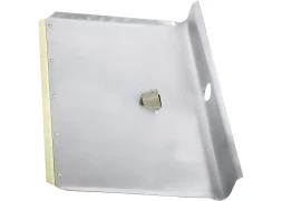 Лопата тротуарная 600х400 1,5 мм без черенка оцинкованная металлическая окантовка СИБРТЕХ 61597