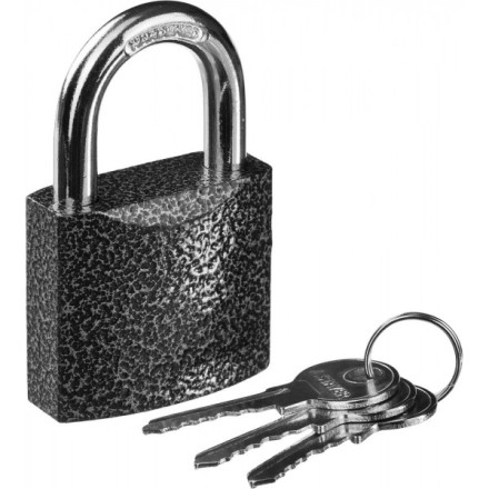 Замок STAYER &quot;STANDARD&quot; навесной, металлический корпус, закаленная дужка, 50 мм 37160-50 купить в Нижневартовске
