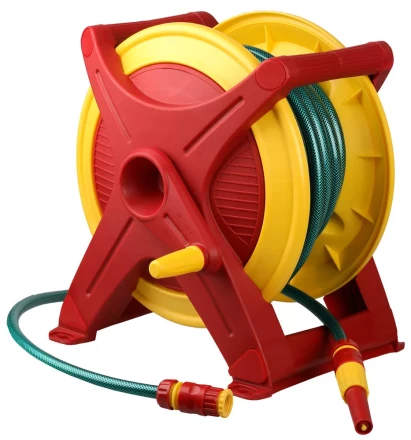Катушка GRINDA для шланга универсальная: шланг поливочный 1/2"x25м, соед шланг 1/2"x 1,5м, набор поливочной арматуры 8-428441_z01 купить в Нижневартовске