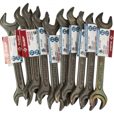 Ключ рожковый ЗУБР, серия "Т-80", оцинкованный, 13х14мм 2701-13-14 купить в Нижневартовске