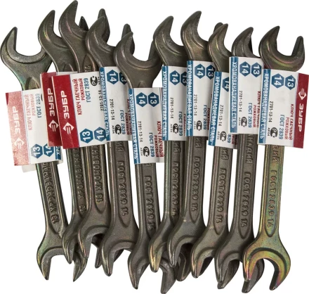 Ключ рожковый ЗУБР, серия "Т-80", оцинкованный, 13х14мм 2701-13-14 купить в Нижневартовске