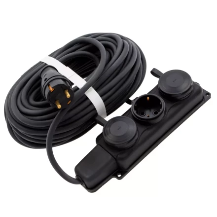 Удлинитель силовой 20 м, 16 А, тип УХз16, 3 x 1.5 мм, Россия Сибртех 95886 купить в Нижневартовске